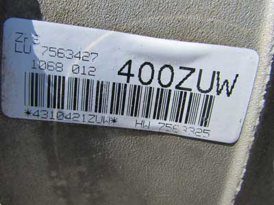 BMW Automatic Transmission GA6HP-26Z with Torque Convertor 24007563427 E60 E63 2006-2007 550i 650i7